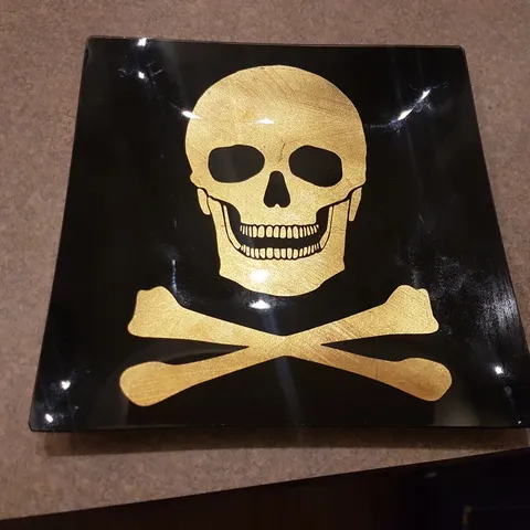 Small Skull And Crossbones Plate photo 1