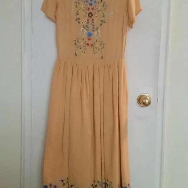ASOS Embroidered dress Size 2 photo 1