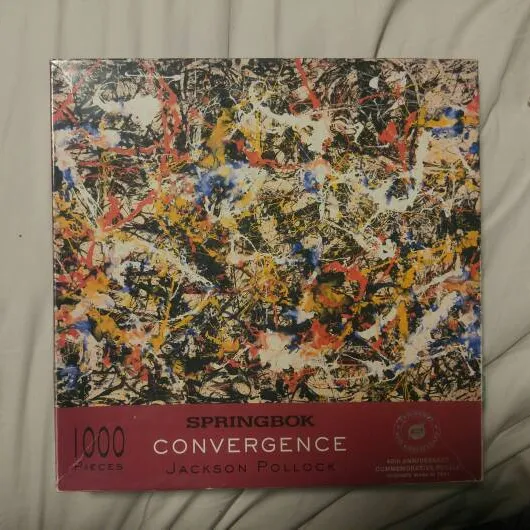 Jackson Pollock Convergence Puzzle photo 1