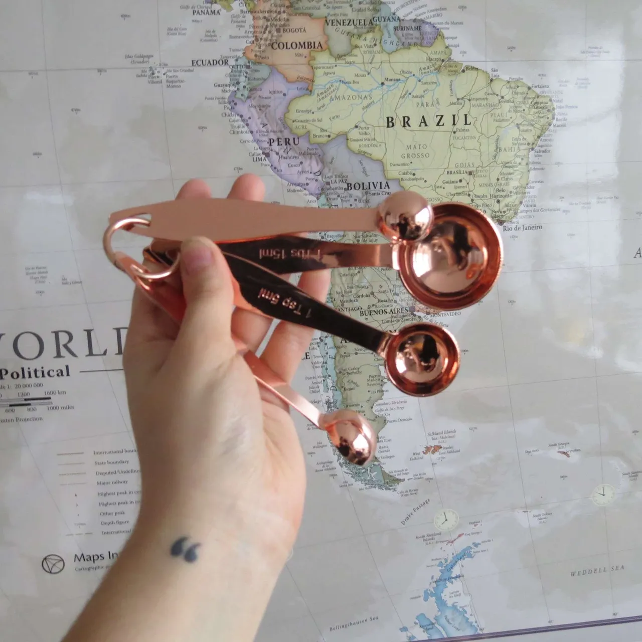 Copper Measuring Spoons photo 1