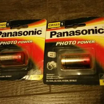 Panasonic CR123 Camera Batteries photo 1