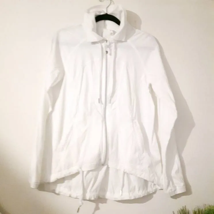 Lululemon Transition Jacket - White Size 6 photo 6
