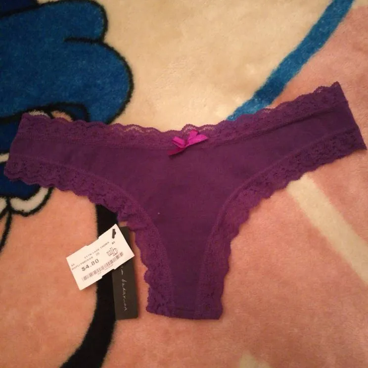 BNWT Purple Cheeky Underwear photo 1