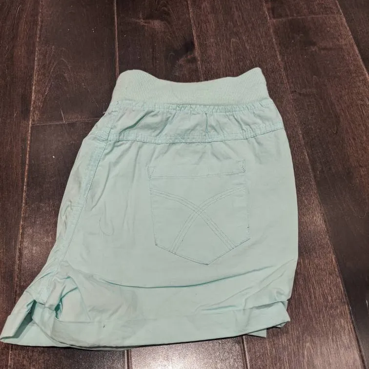Primary Teal Shorts Size 8 photo 3