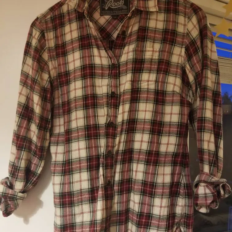 Roots Canada Womens Flannel Shirt photo 1