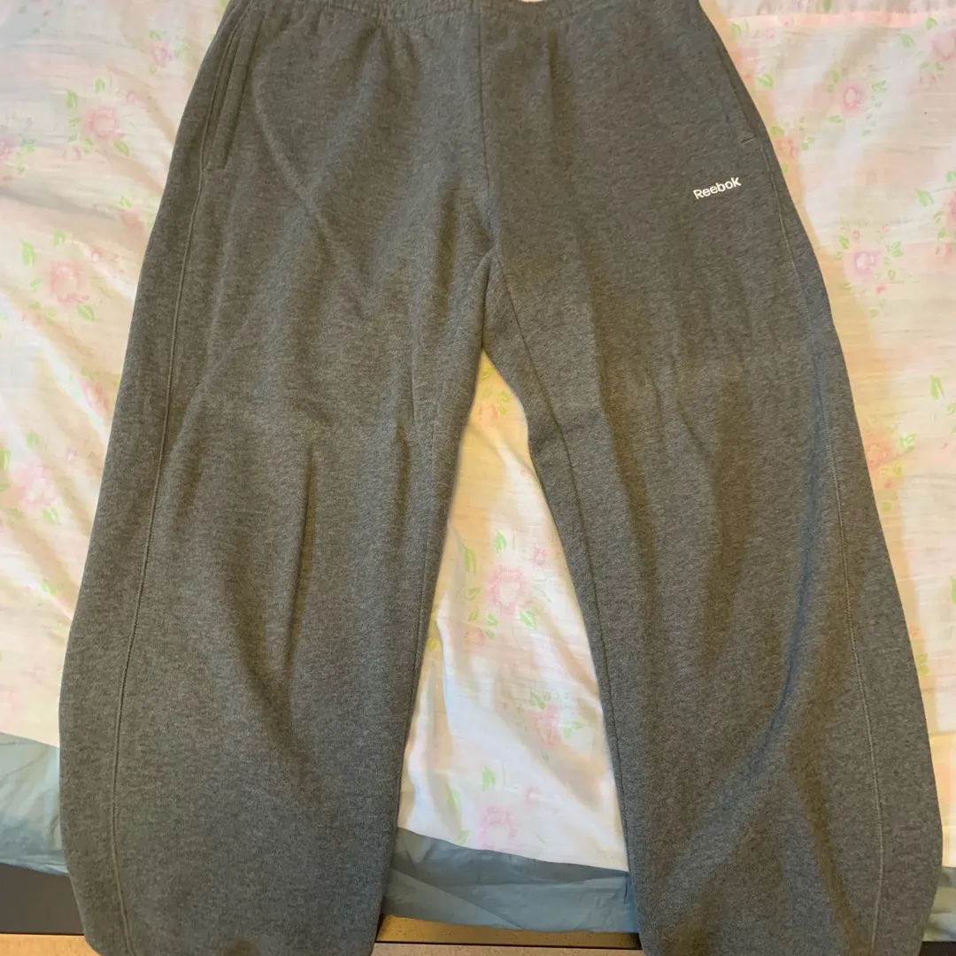 Grey Reebok Sweatpants photo 1