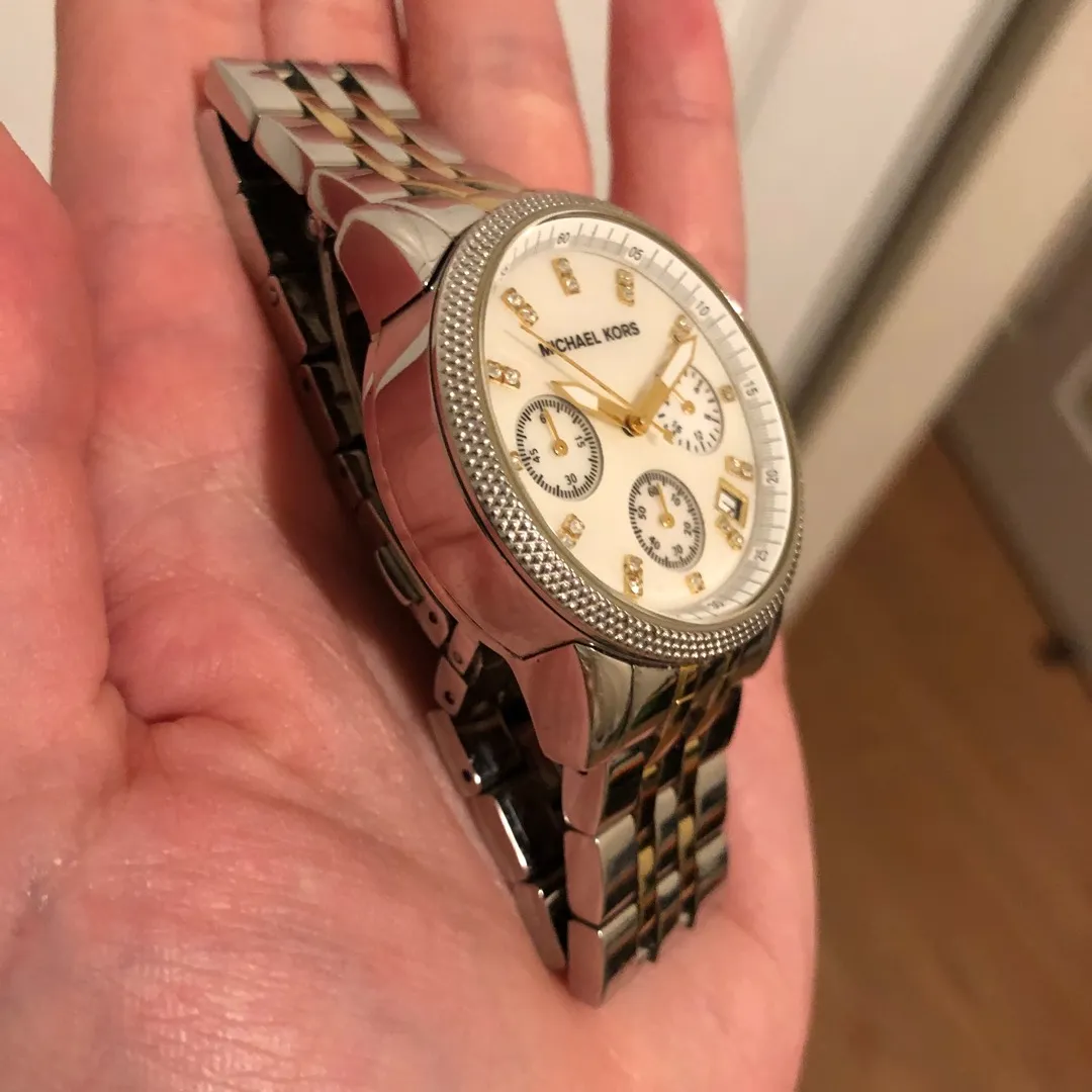 Michael Kors Chronograph Watch w/ Mother of Pearl Watch Face photo 3