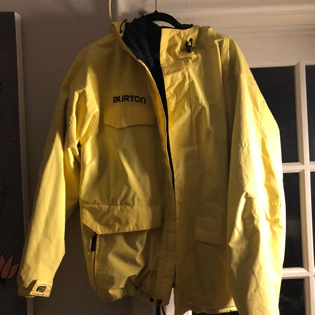 Yellow Burton Snowboard Jacket photo 1