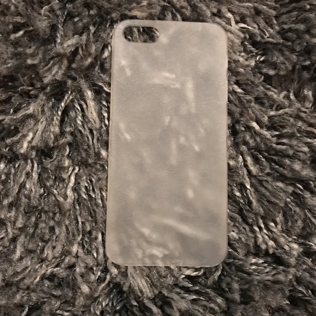 Clear/frosted iPhone 5/5S/5SE Case photo 1
