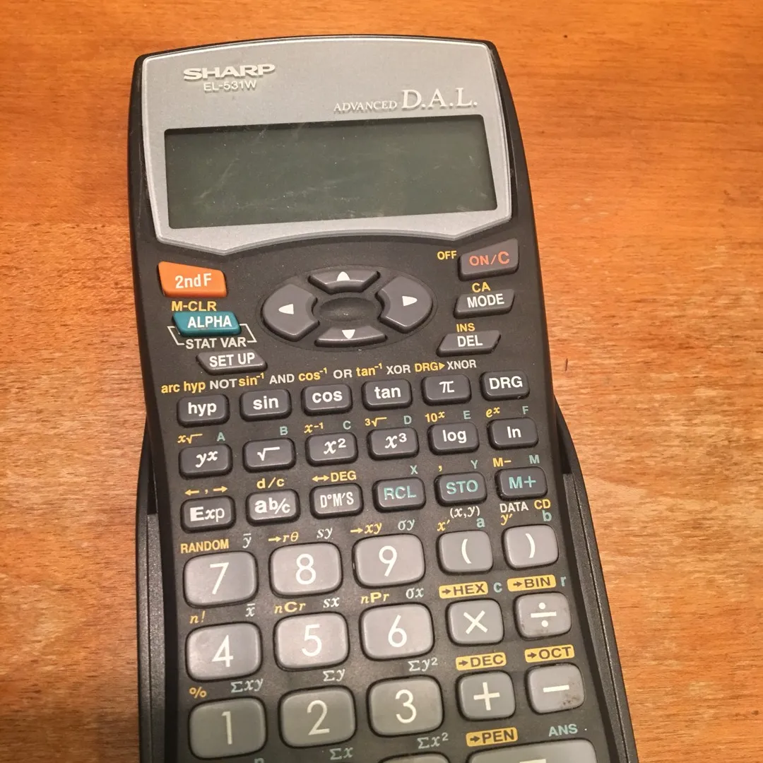 Sharp EL531W Calculator photo 1