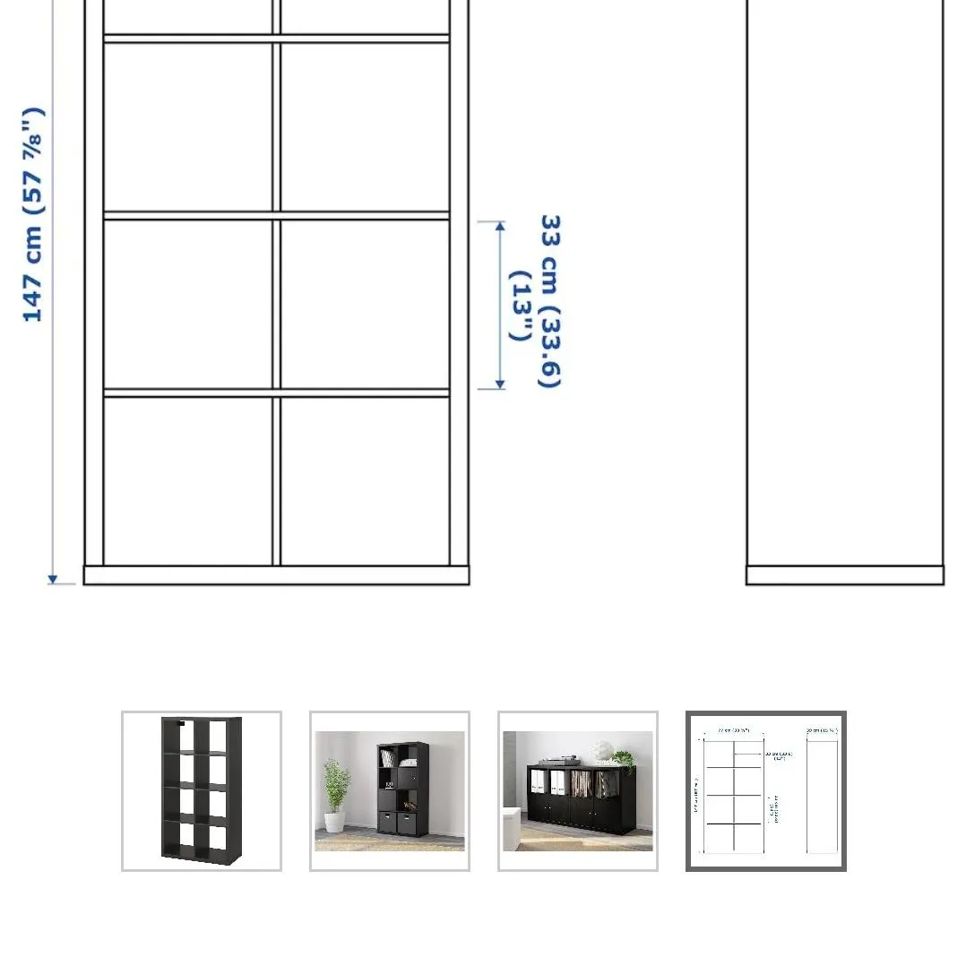 🧺 IKEA Shelf Kallax EUC Pick-up Only photo 3