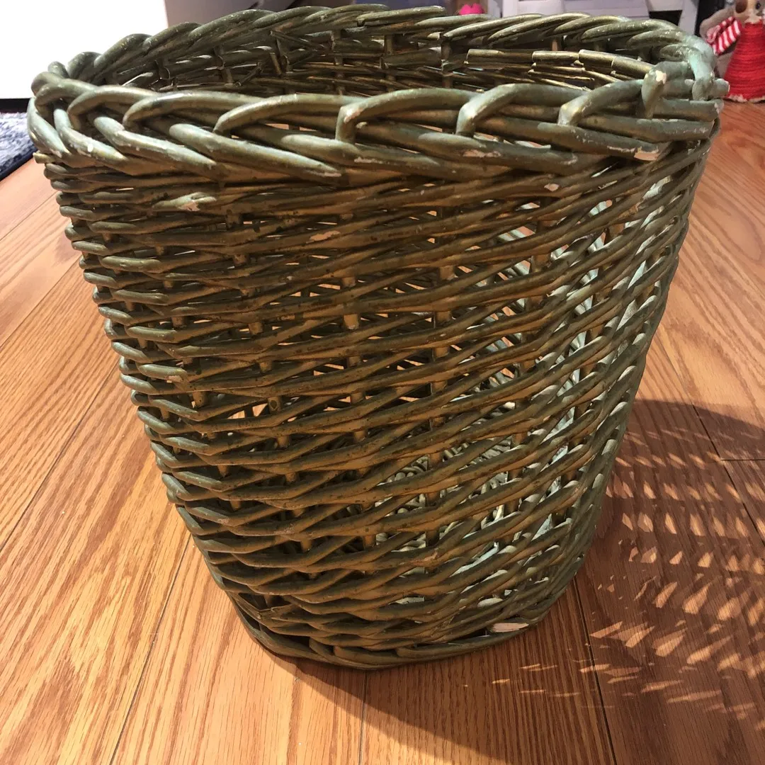 Good/turquoise Rustic Basket photo 1