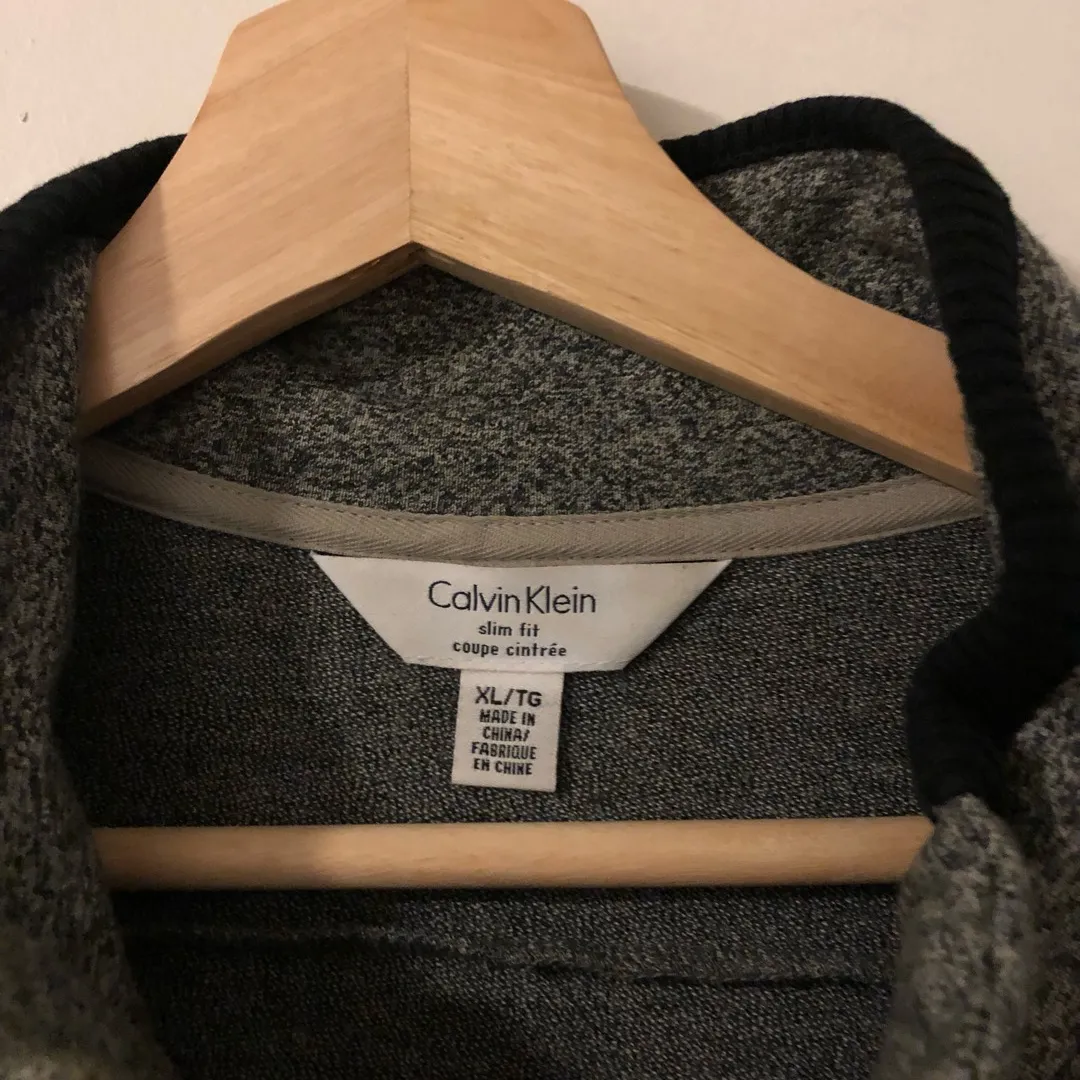 Calvin Klein Zip Up Sweater photo 3