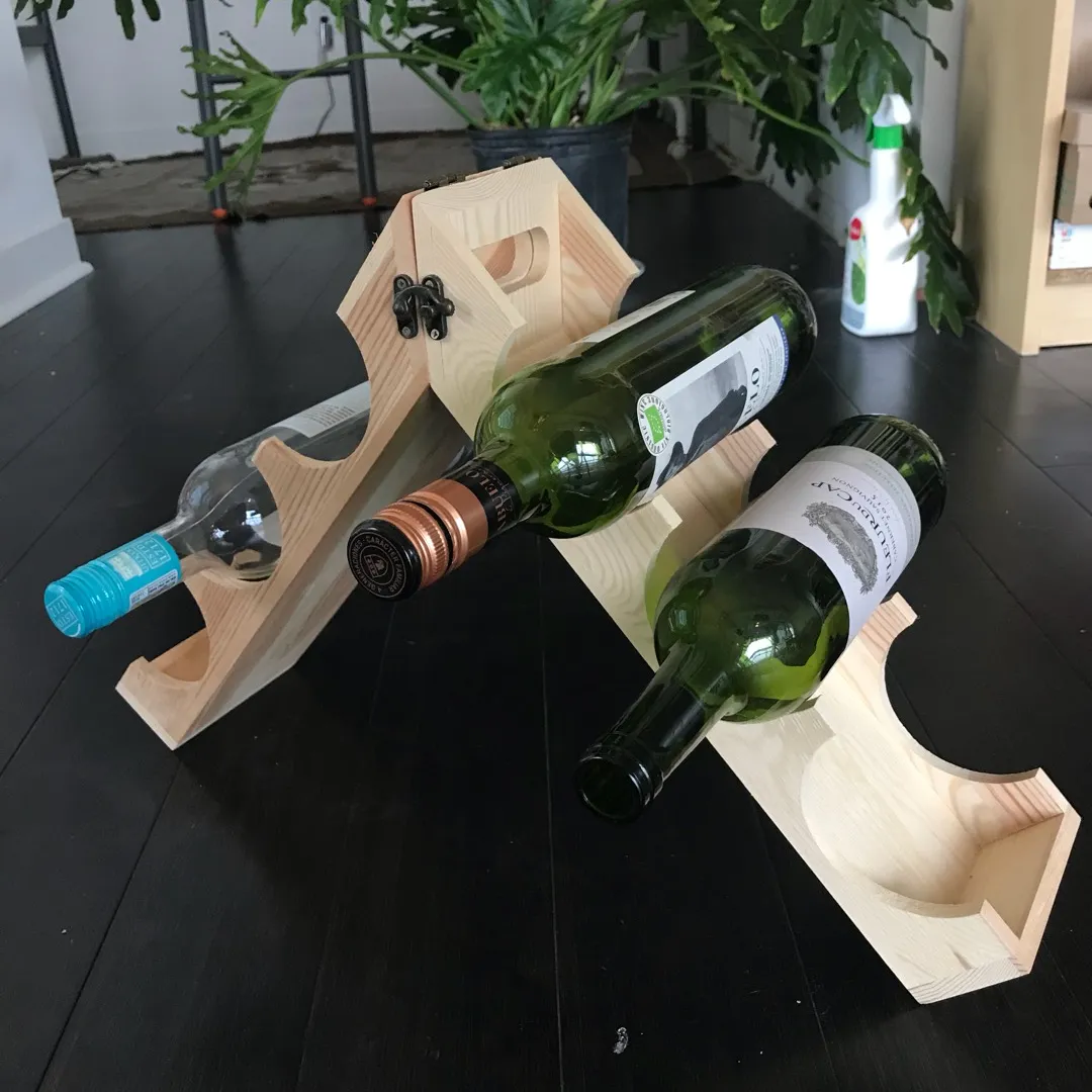 Folding Wine Rack photo 1