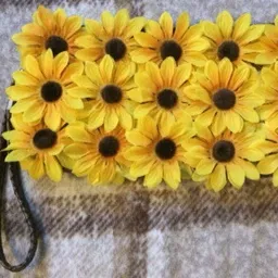 Handmade Sunflower Wristlet photo 1