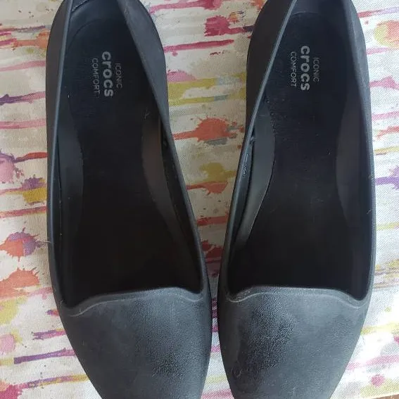 Brand New Size 8w Slip On Crocs Flats photo 1