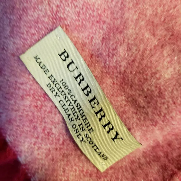 Burberry cashmere scarf photo 3