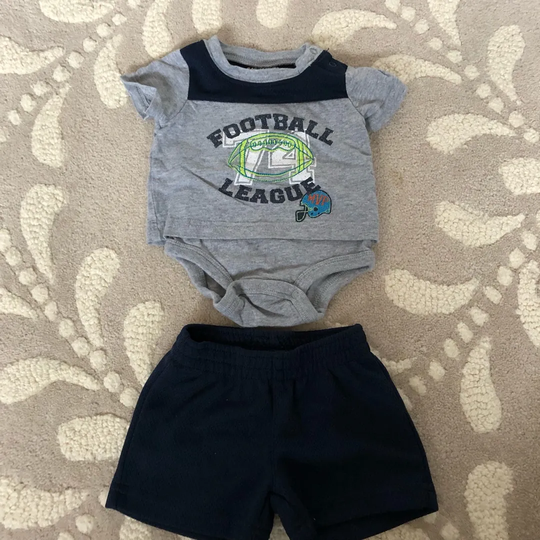 Newborn Baby Football Outfit photo 1