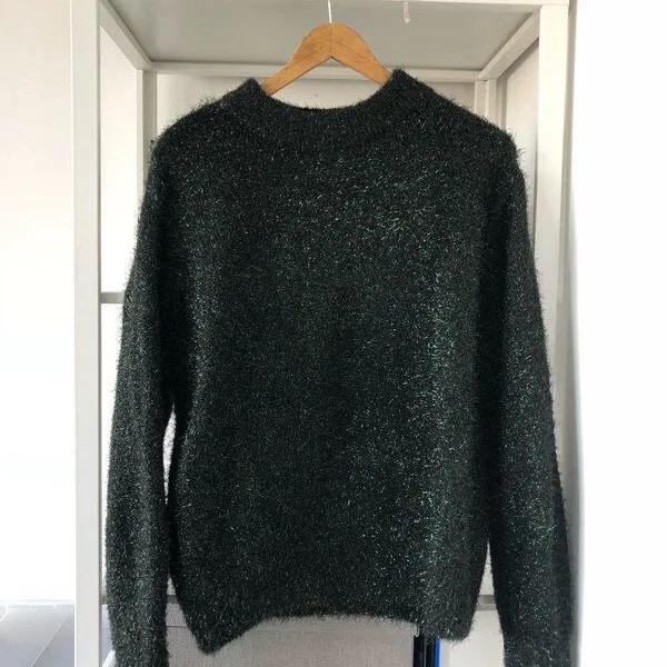 Green Sparkly Sweater photo 3