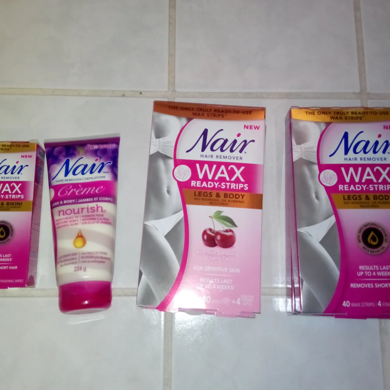 Nair wax strips and cream photo 1