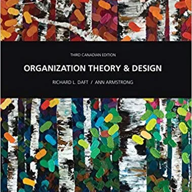 Organization Theory And Design 3rd Canadian Edition photo 1