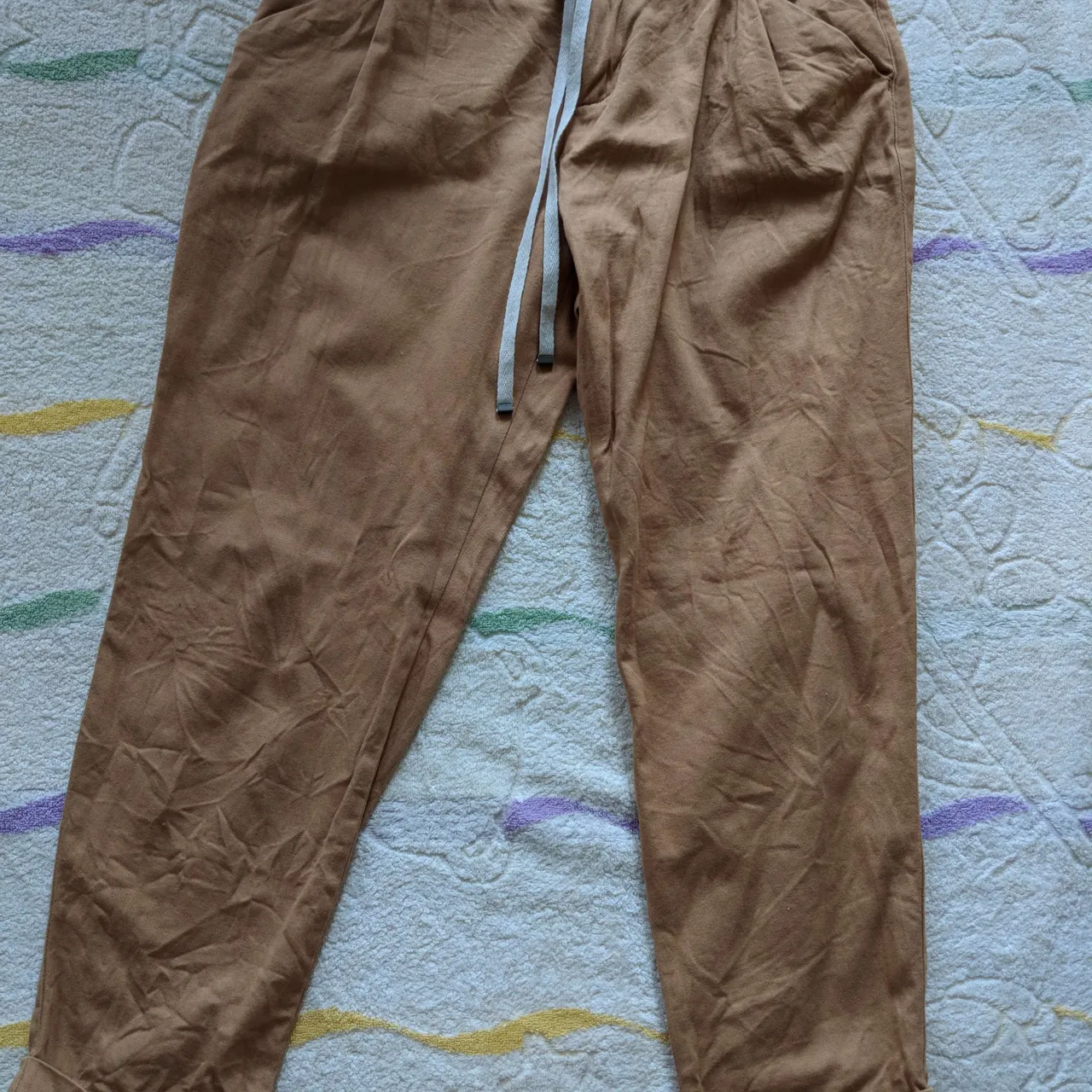 Mustard beige jogger / pants- Size US 4 small photo 1