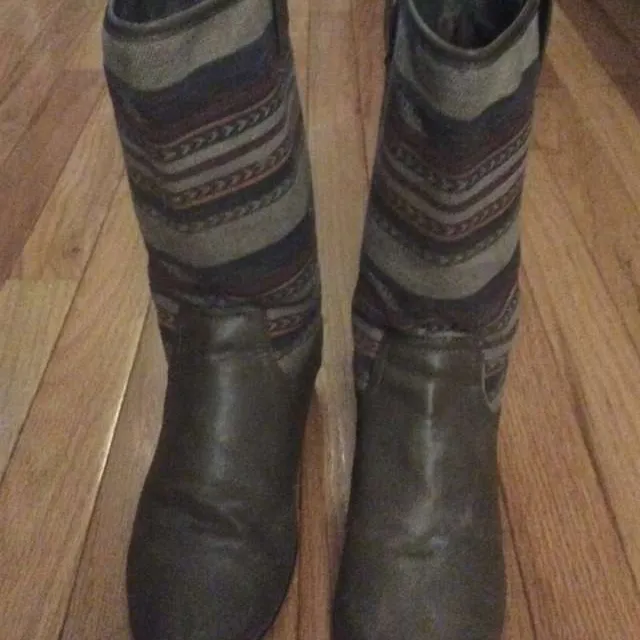 Western Fabric Boots photo 1