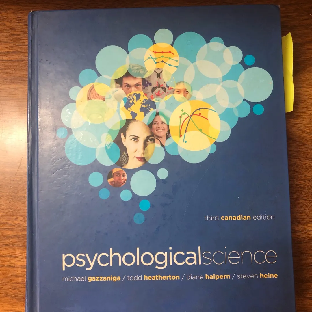 Psychological Science (3rd Edition) + Study Guide photo 1