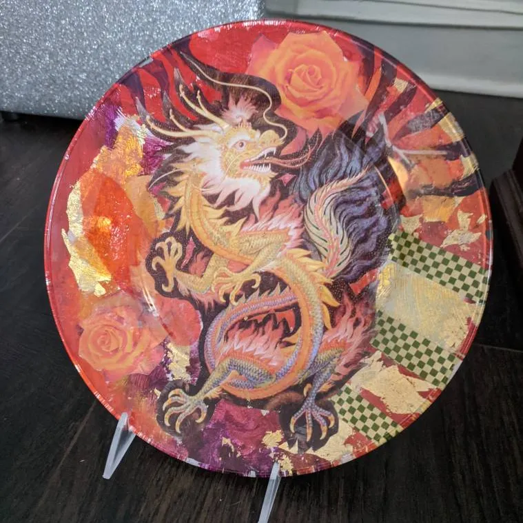 Decorative Dragon Plate photo 1
