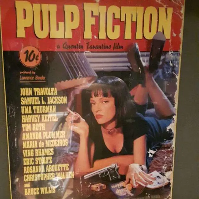 Pulp Fiction Movie Poster photo 1