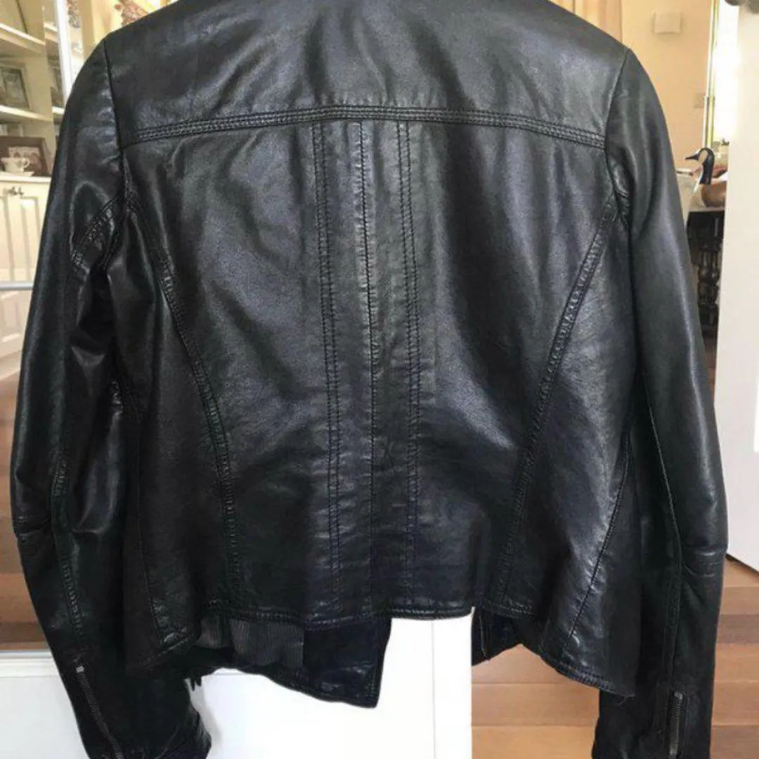 REPOST / #lastchance Danier Black Leather Jacket photo 3