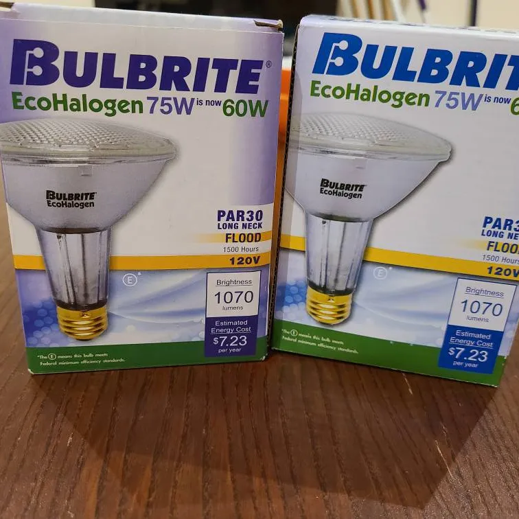 2 Bulbrite EcoHalogen bulbs - Par30 photo 1