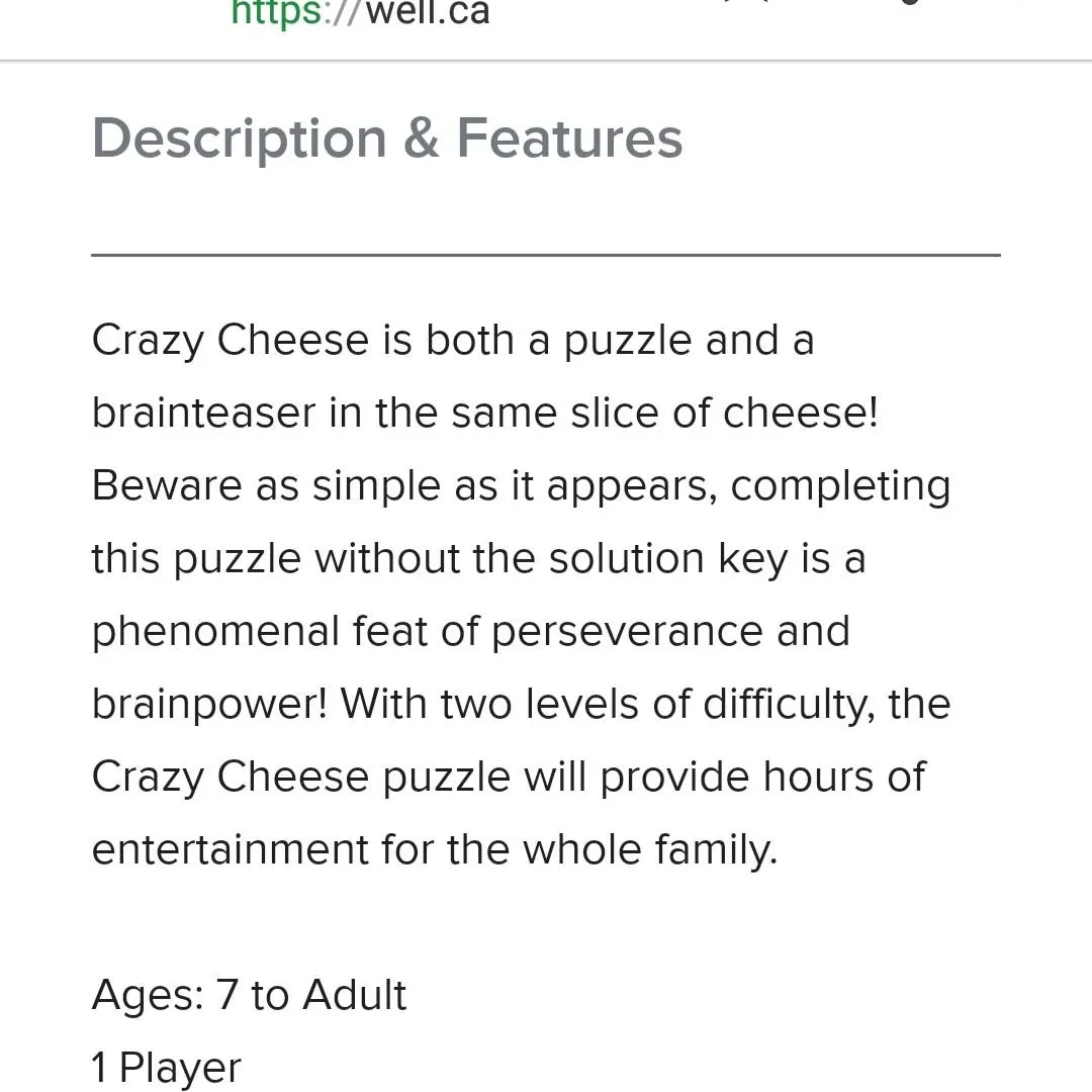 NEW! Crazy Cheese Puzzle photo 6