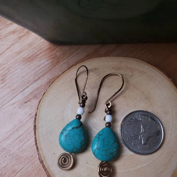 Variety Of Handmade Wire Wrapped Earrings photo 4