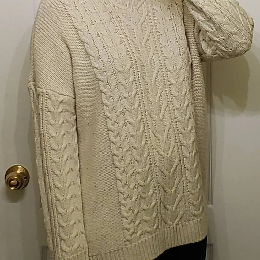 White H&M Knit Sweaters photo 5