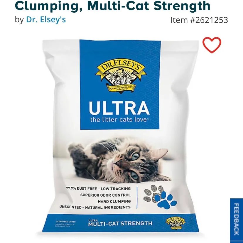 Dr Elsey’s Cat Litter - Unscented Clumping photo 1