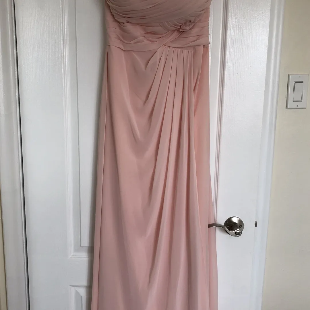 Beautiful Blush Coloured Dress - Fits Size 6 photo 1
