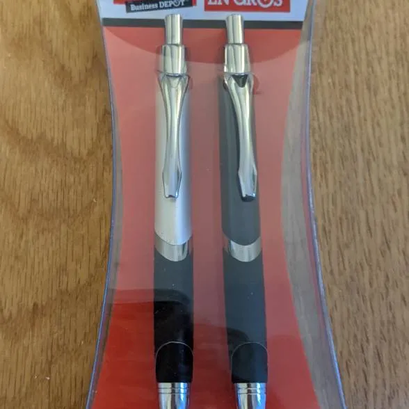 Retractable Ballpoint Pens (2) photo 1
