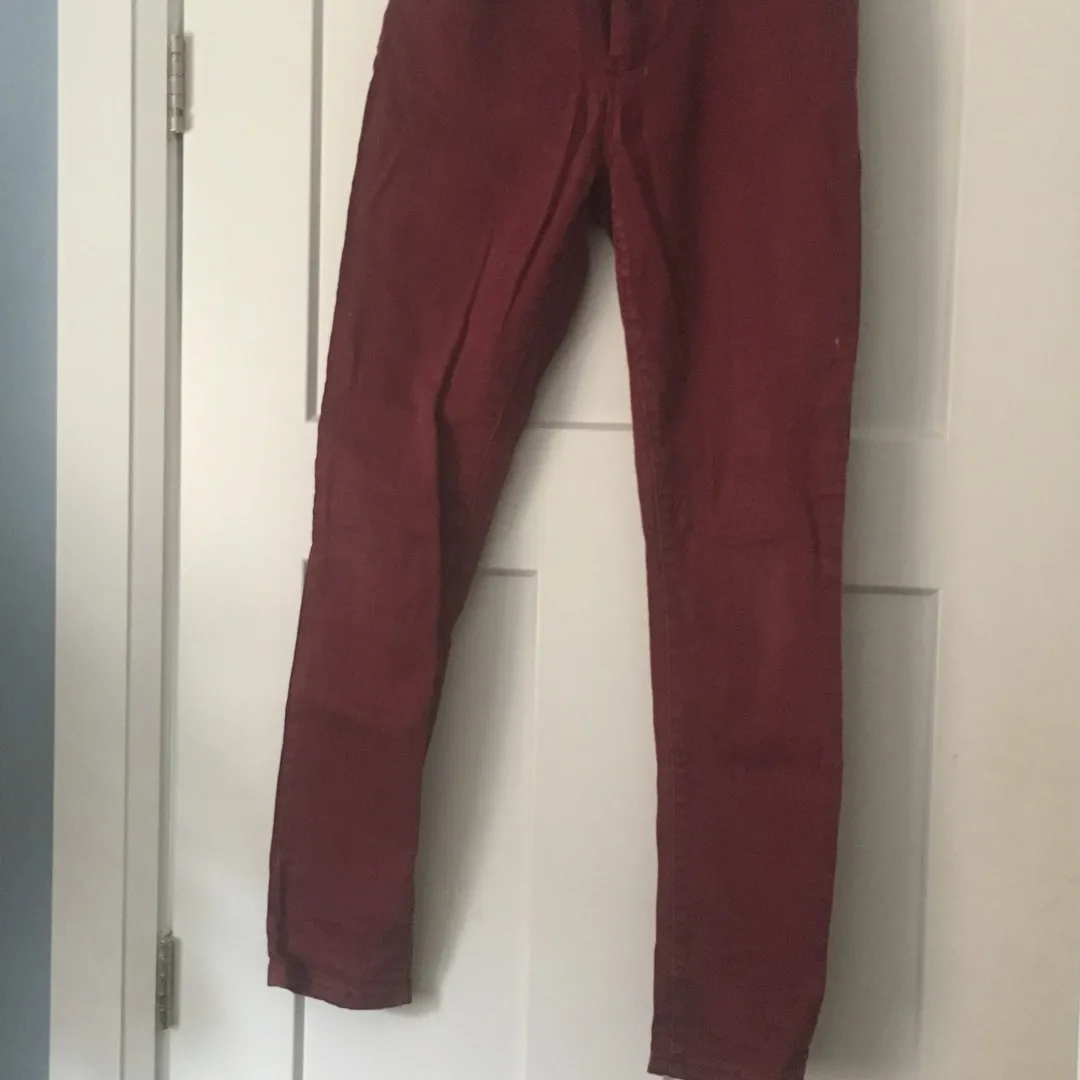 Berry Coloured Skinny Jeans! photo 1