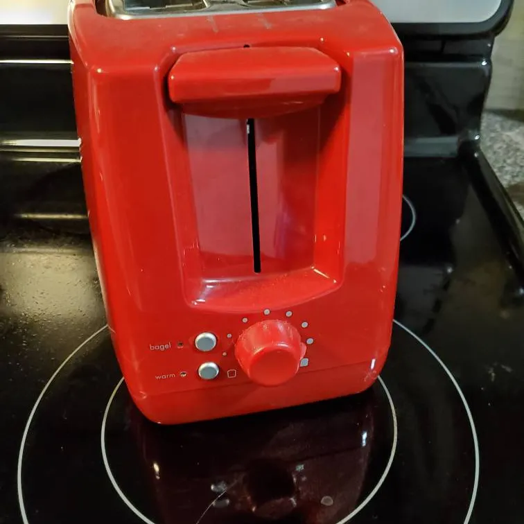 Red KitchenAid Toaster photo 3