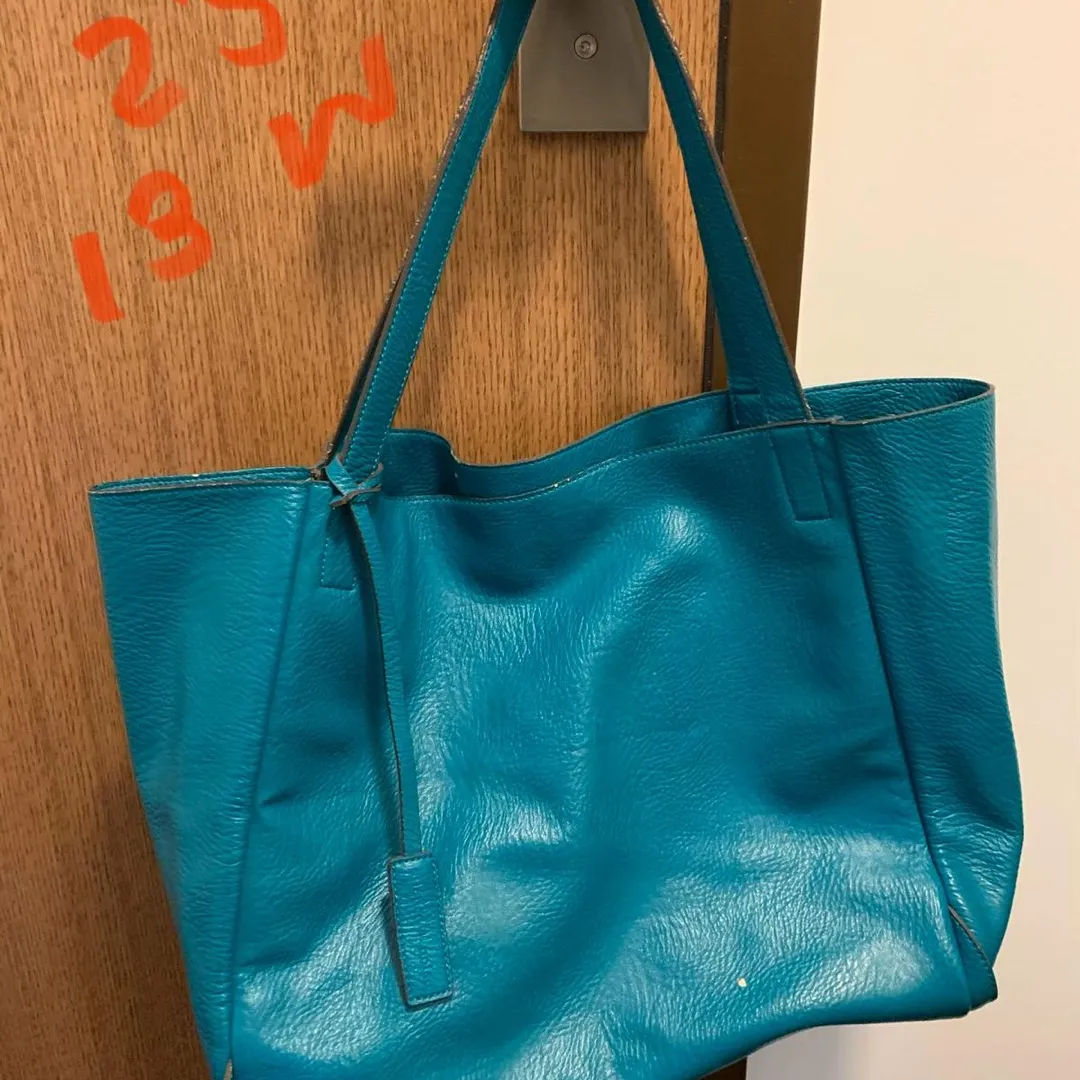 Teal Synthetic Carry All Bag photo 1