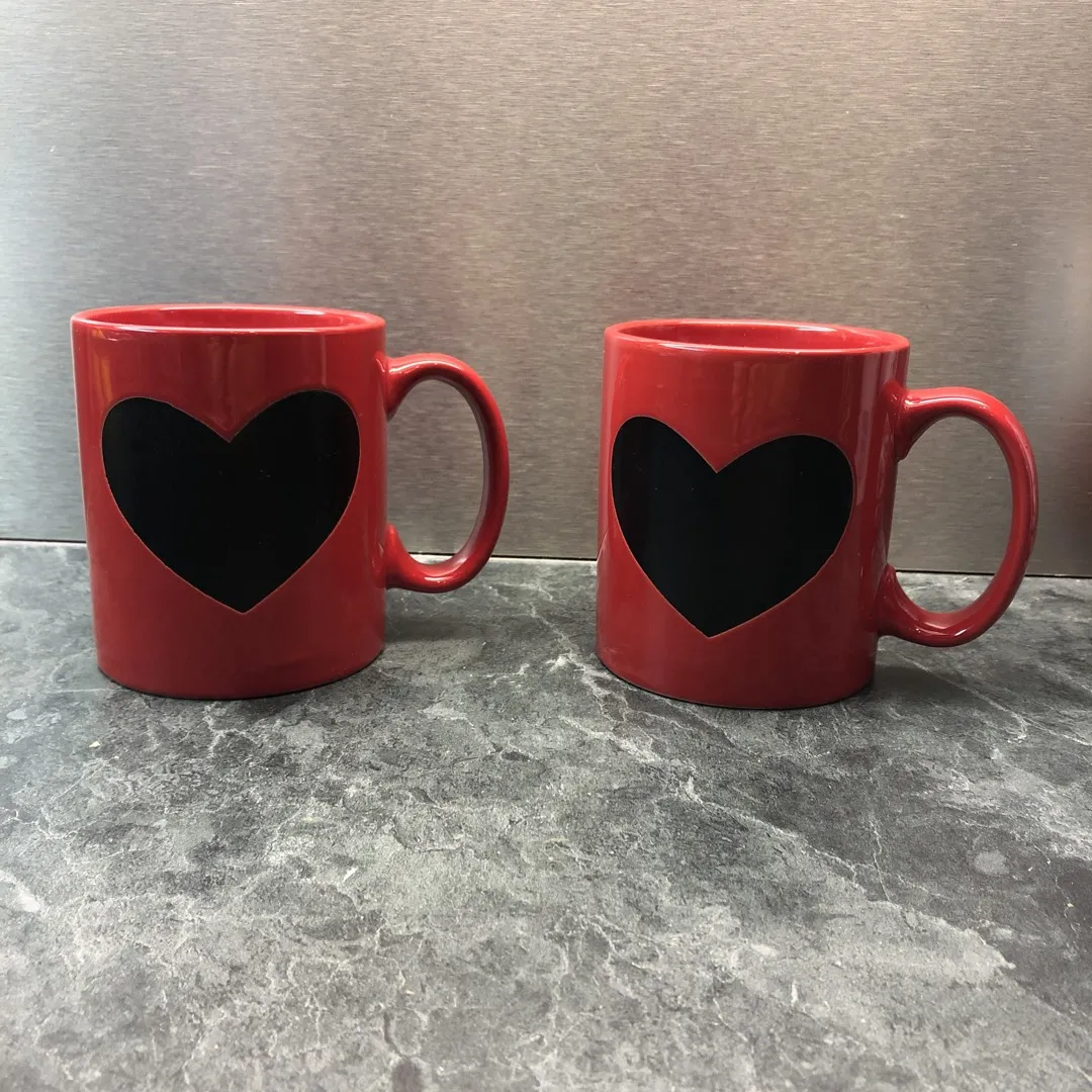 Ceramic Heart Mugs photo 1
