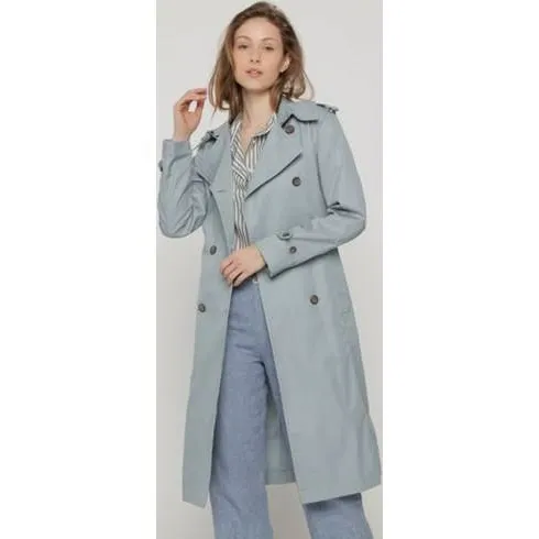 Brand New Blue Trench - Size Small photo 3