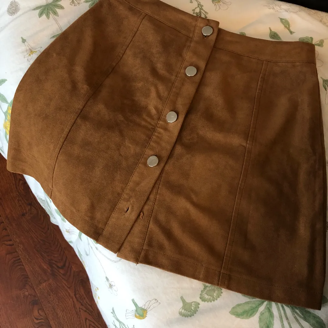 Brown Suede Skirt photo 1