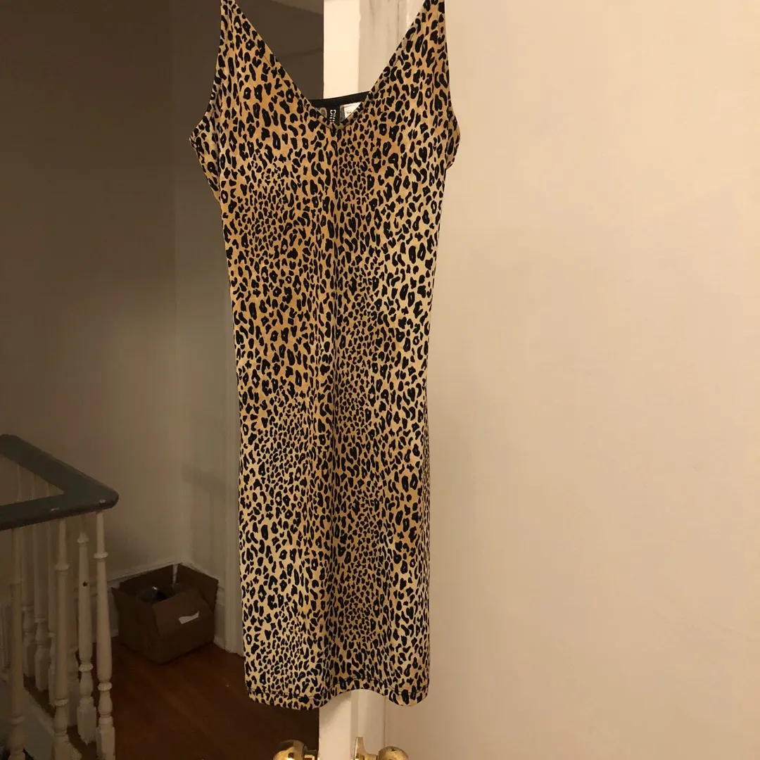 H&M Cheetah Print Dress photo 1