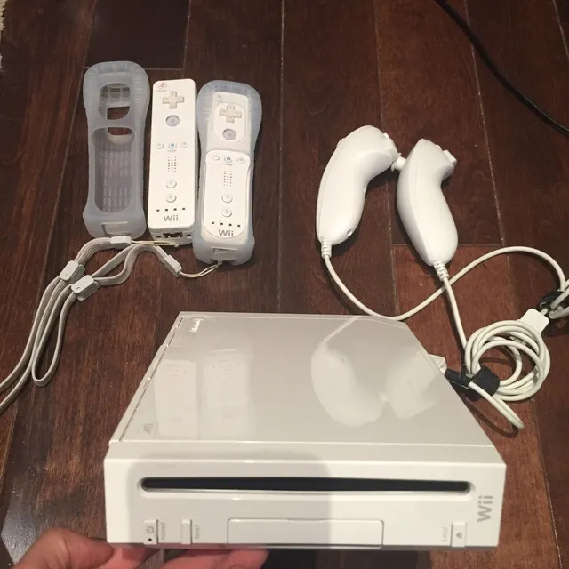 Wii With Controllers photo 1