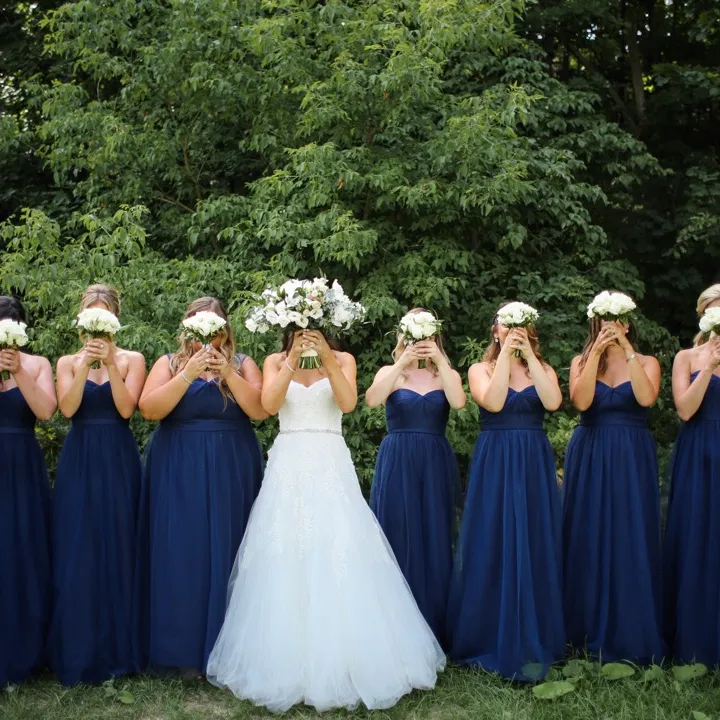 Navy Blue Bridesmaid Dress photo 6