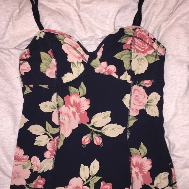 Floral Bustier Style Shirt photo 1