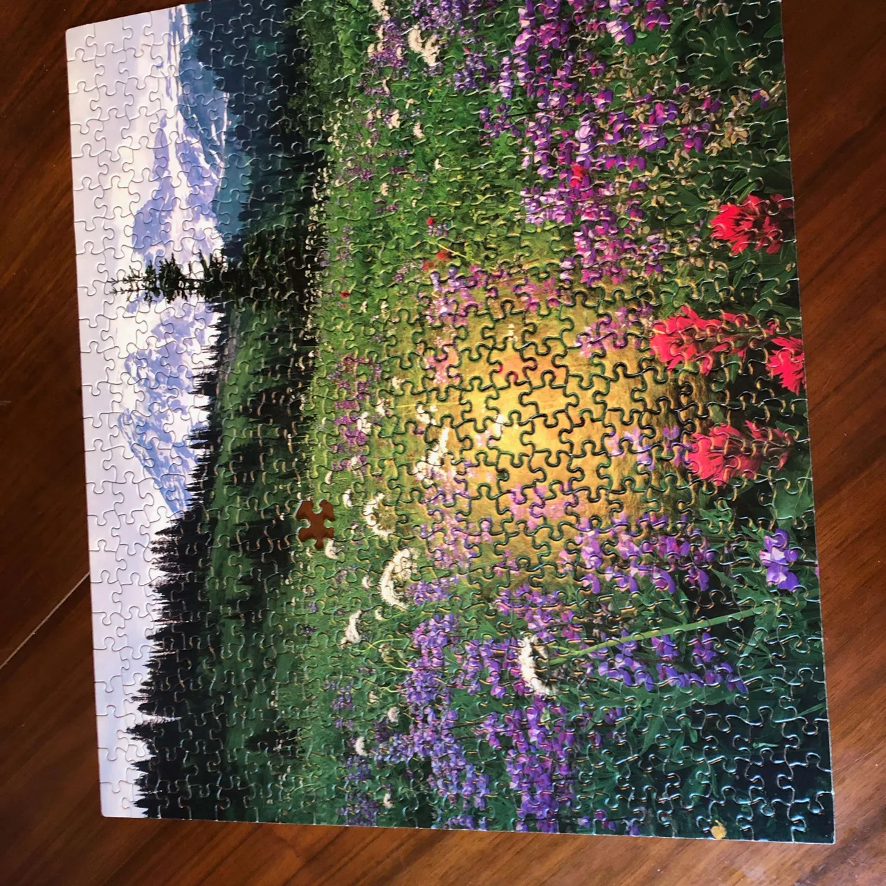 Mount Ranier 500 piece puzzle photo 3
