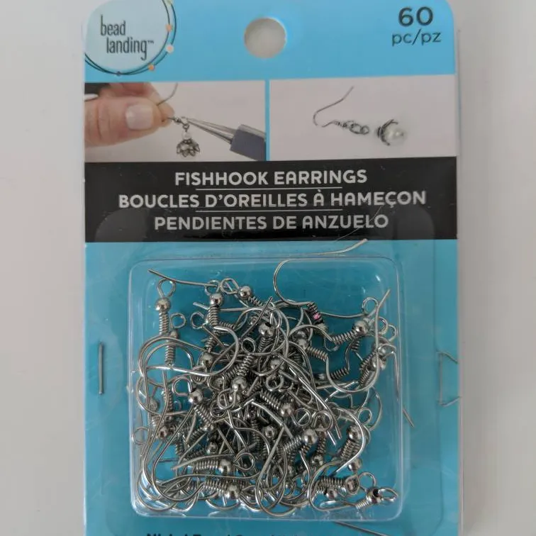 58 Fishhook Earring Pieces photo 1